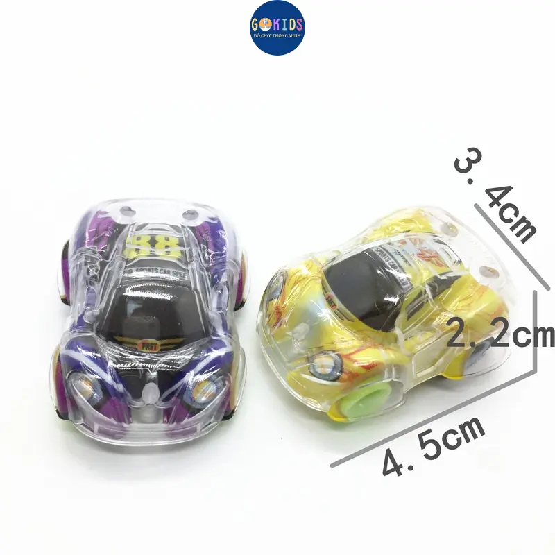 Ô Tô đồ chơi Mini Chạy Đà Vỏ Trong Suốt Nhiều Màu Sắc Cho Trẻ - Xe Đua Thể Thao Năng Động Cho Bé 5