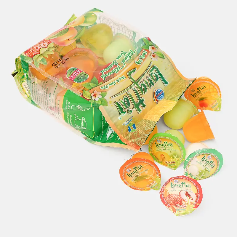 Thạch Rau Câu Long Hải Hương Vị Tổng Hợp Trọng Lượng Túi 416 G Ăn Vặt Snack Food Thức Ăn 4