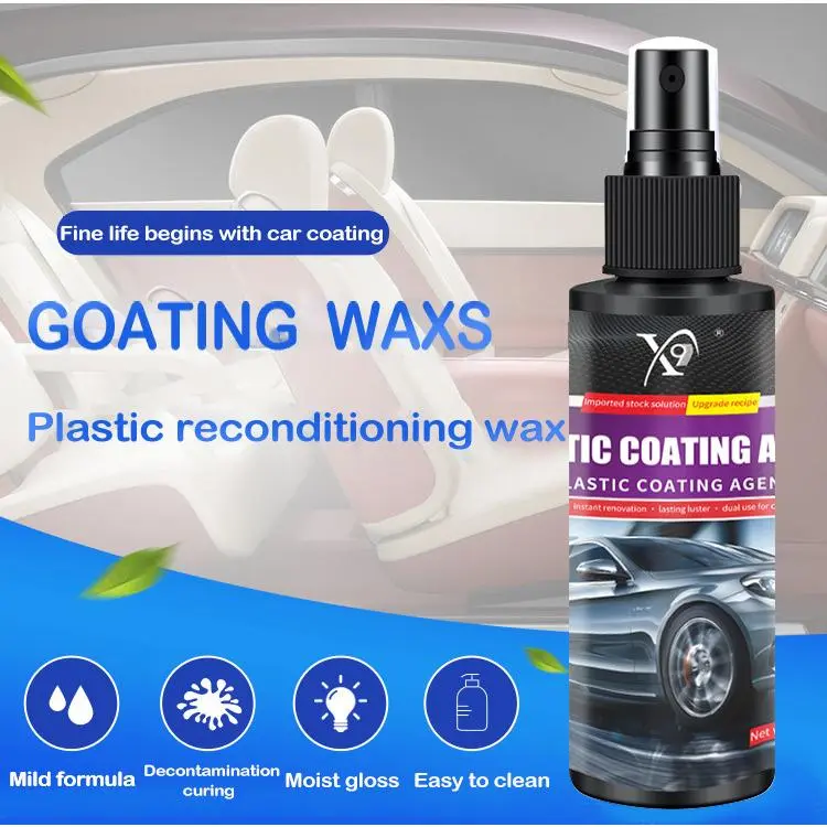 #RayHong# Automotive Plastic Reconditioning Wax , Plastic Coating  Agent ,Interior dashboard & tire plastic retreader