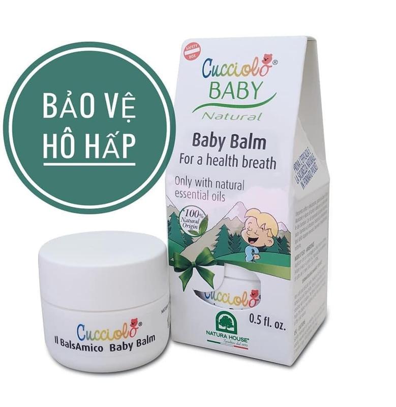 Sáp giữ ấm Baby Cucciolo hũ 15ml - Giữ ấm kéo dài suốt đêm cho bé