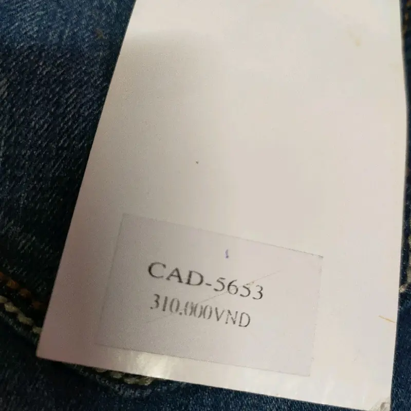 Quần lửng hàng xuất vải jean co giãn 6