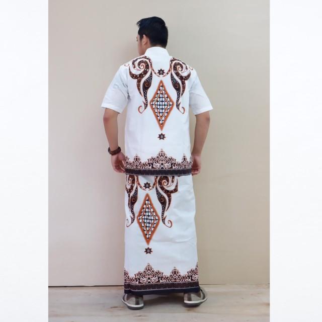 Product Introduction of Baju kemeja koko setelan sarung batik solo full furing motif PERMATA PUTIH 5