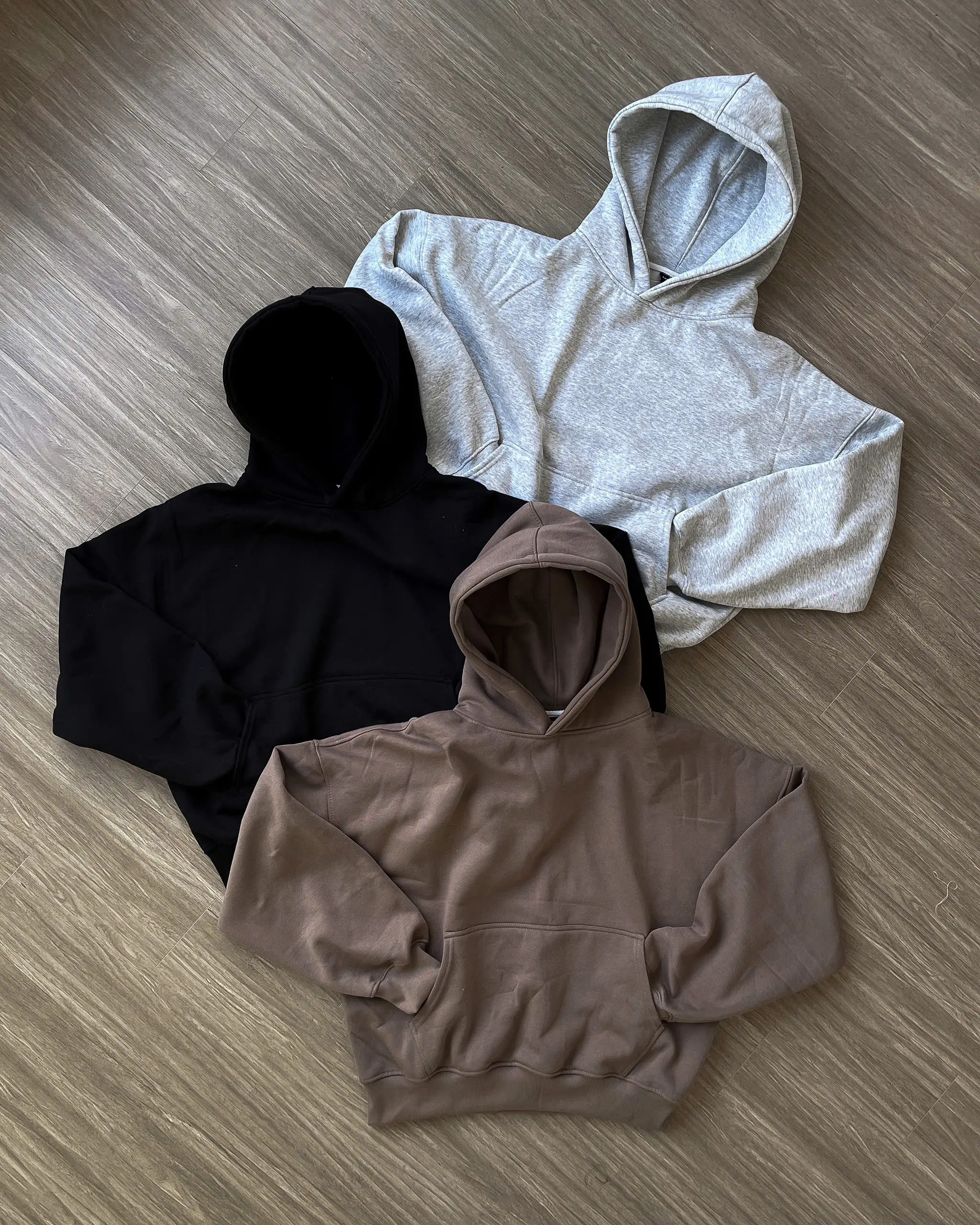 Áo Hoodie Trơn Form Boxy Nam Nữ FABULOUS