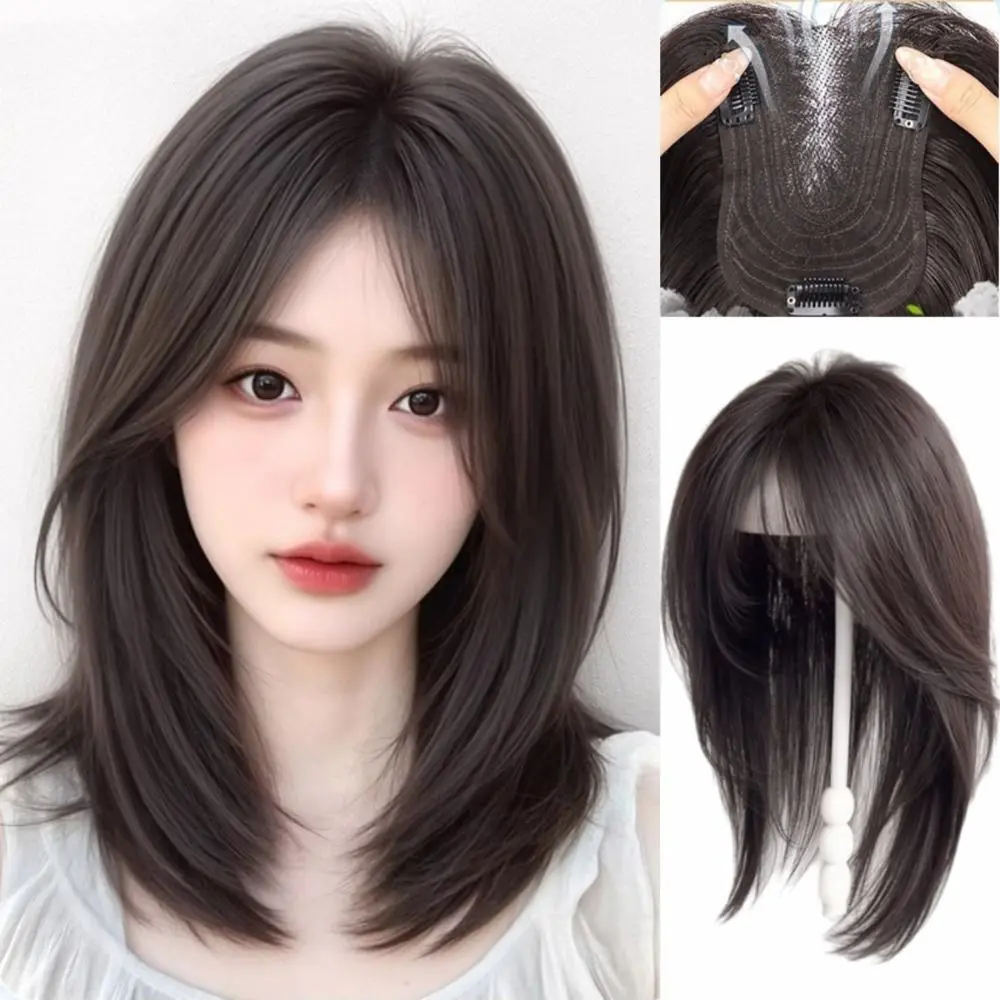 Sweet Synthetic Long Straight Layered Hair Hair Extension  display picture 2