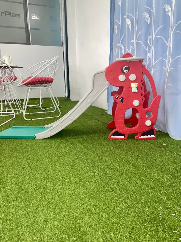 Cầu trượt mẫu ngựa pony, nai cho bé có đèn nhạc (dài 1m50) 4