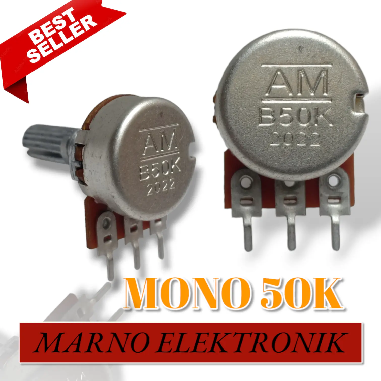 POTENSIO ROTARY MONO 50K B50K 50 K KAKI 3