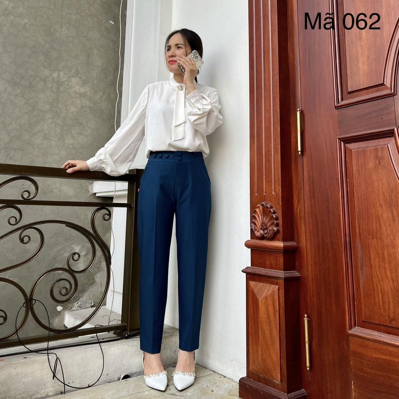 Product Introduction of Quần tây nữ mã 062 dáng baggy thanh lịch đc may bằng chất liệu hai biên loại đẹp. THÀNH NAM 4