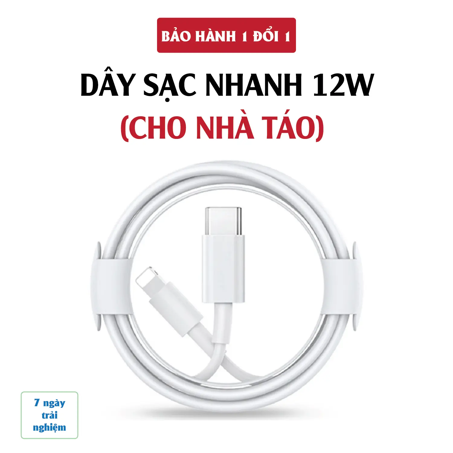 Dây sạc nhanh 12W dành cho (5-15PRM) - Cáp sạc nhanh điện thoại, Dây sạc điện thoại, Phụ Kiện Điện Thoại.