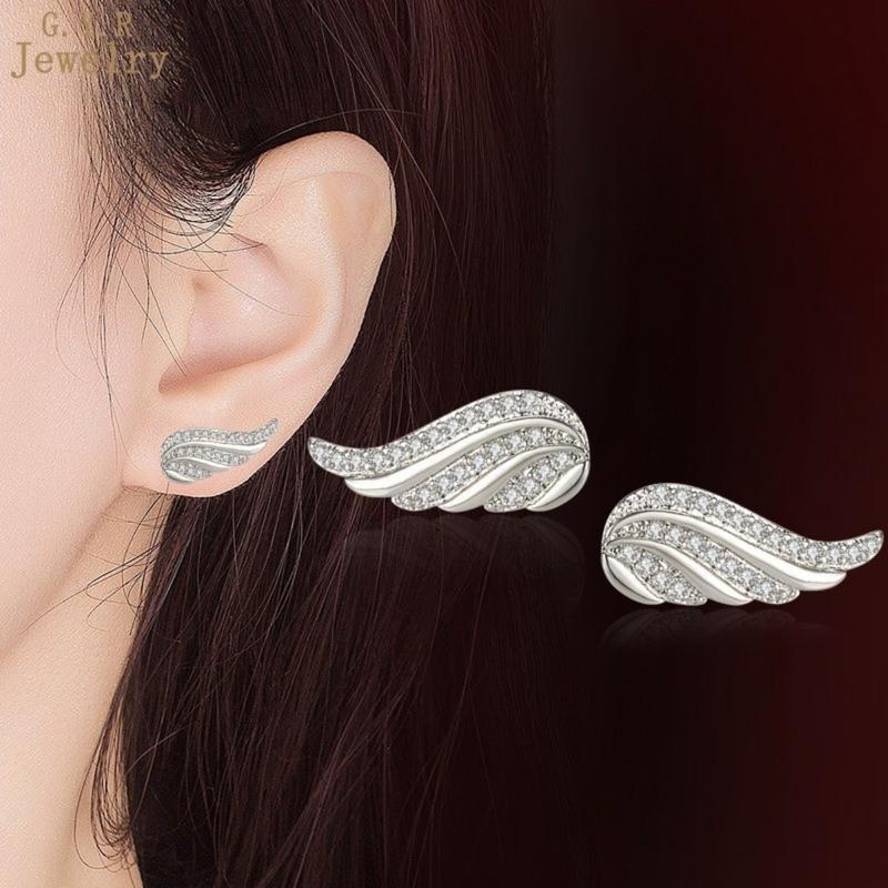 Product Introduction of Đinh Tán Tai Cánh Thiên Thần Moissanite, Thiết Kế Tinh Tế Dát Siêu Nhỏ Giấy Chứng Nhận GRA Miễn Phí 43