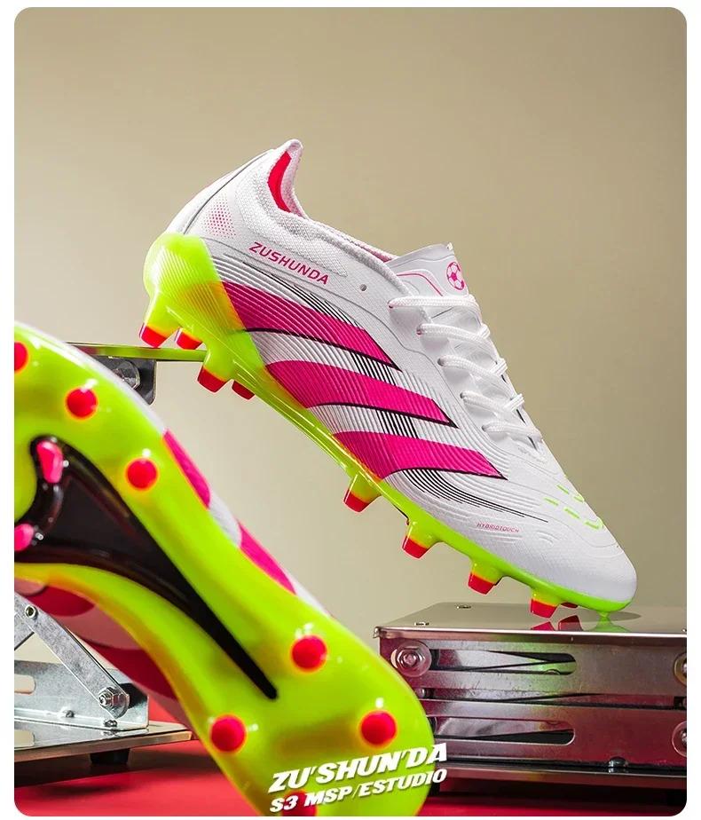 Product Introduction of Indoor Men Football Shoes Fast Society Cleats Soccer Shoes TF/FG Grass Training Football Field Boots Outdoor Sneaker Non Slip 27