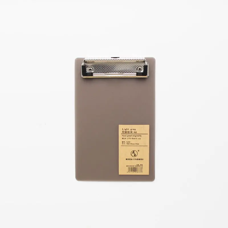 Kẹp Bảng, Phong Cách Muji, Thiết Kế Đơn Giản, Trong Suốt, Thích Hợp Đọc Tài Liệu Viết 5