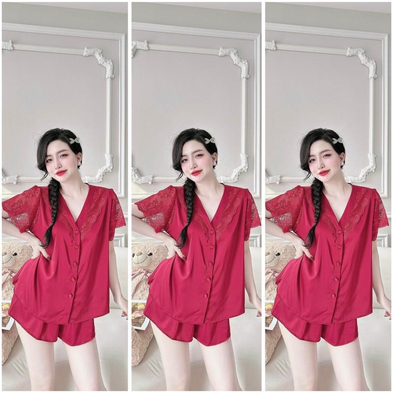 Product Introduction of Bộ đùi latin mặc nhà viền ren nút bọc 40-60kg 7
