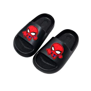 Sendal Selop Slipper Anak Laki-Laki Spiderman  Lucu Anti Licin Non Slip Sandal Main