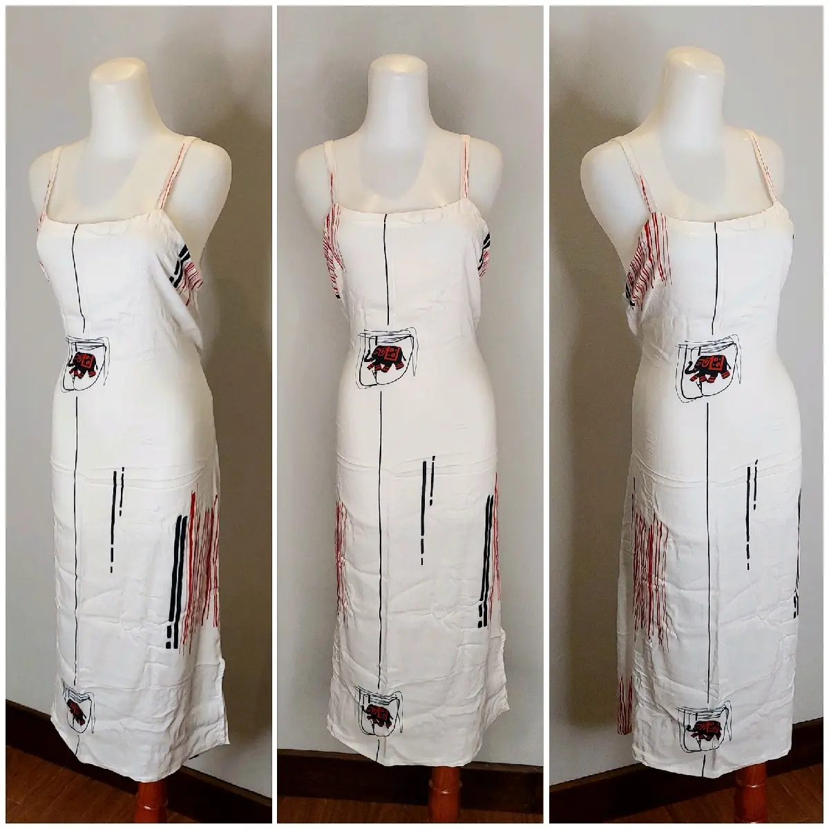 Dress Tanktop White Elephant Casual Slim-fitting