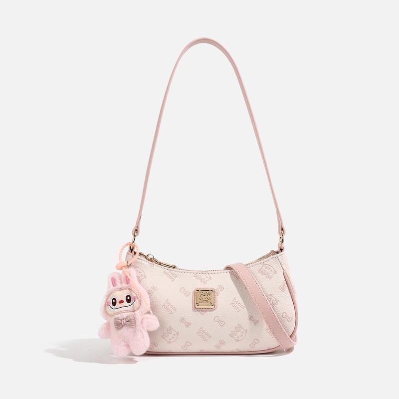 Túi Baguette Hoa Nữ Tính 2025 - Túi Đeo Chéo Mini Đa Năng Phong Cách Hàn Quốc - Hàng Mới Về( quà tặng móc treo)