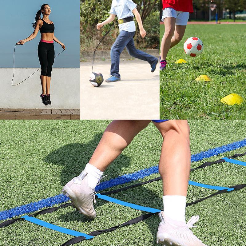 Football Training Agility Ladder Set, 1 Set Speed Agility Training Equipment, Including Jump Rope, Disc Cones, Ladder, Agility Training Equipment, Summer Gift, Christmas Gift 4