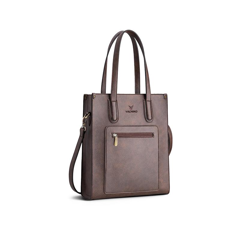  Túi xách nữ công sở cao cấp VACHINO - TX010 đựng vừa laptop 14.6 inch. Xem hàng ưng ý rồi thanh toán. Bag Da Tote Nhung 