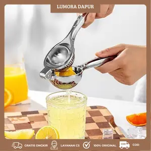 Perasan lemon / Alat Peras Press Pemeras Tangan jeruk lemon / Stainless Squeezer lemon Lime