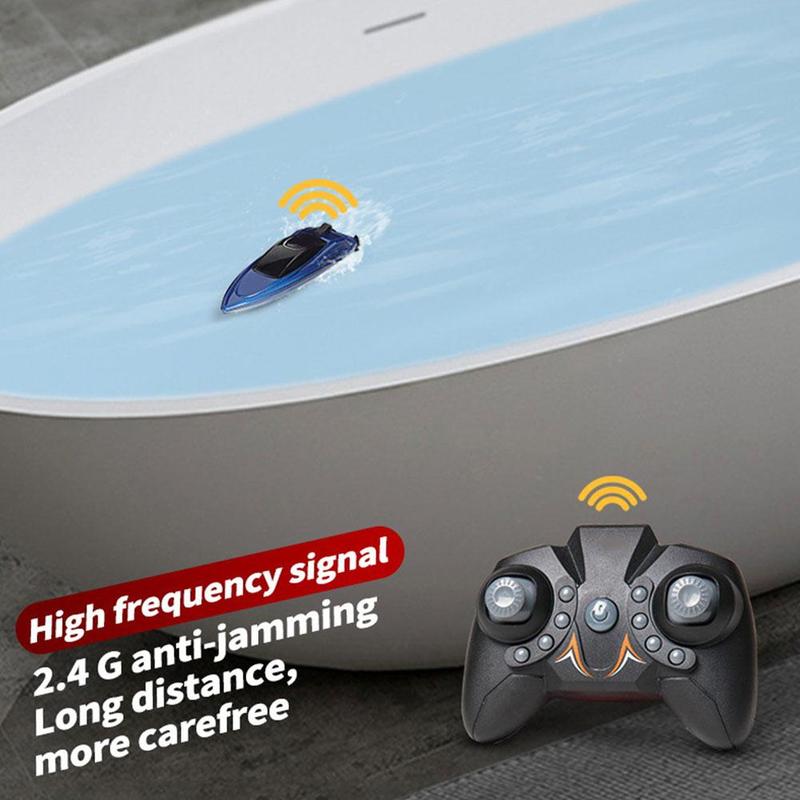 Product Introduction of Remote Control Ship Rc Boat Pool Toy LED Light Waterproof Control High Control Boat Speed Party A8A2 34