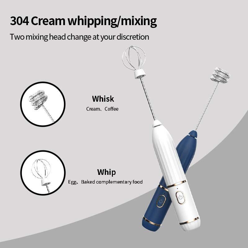 Product Introduction of SG [READY STOCK]Electric Milk Frother Handheld Foam Maker Coffee Latte Egg Beater Rechargeable Bakery Egg Whisk Head USB Rechargeables 3 Speeds Handheld Electric Frother Whisk 35