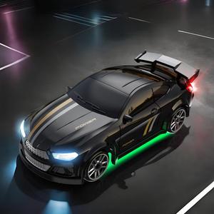1/64ミニRCドリフトカー、LEDライト付き4WD高速リモコンレーシングカーセット、誕生日ギフト用電動カーおもちゃ