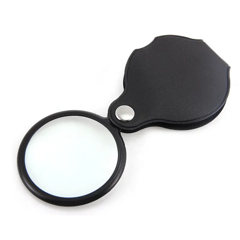 Kính Lúp Bỏ Túi Mini 5X50Mm, Kính Lúp Trang Sức Gấp Gọn, Kính Lúp Mắt, Ống Kính Lúp 6