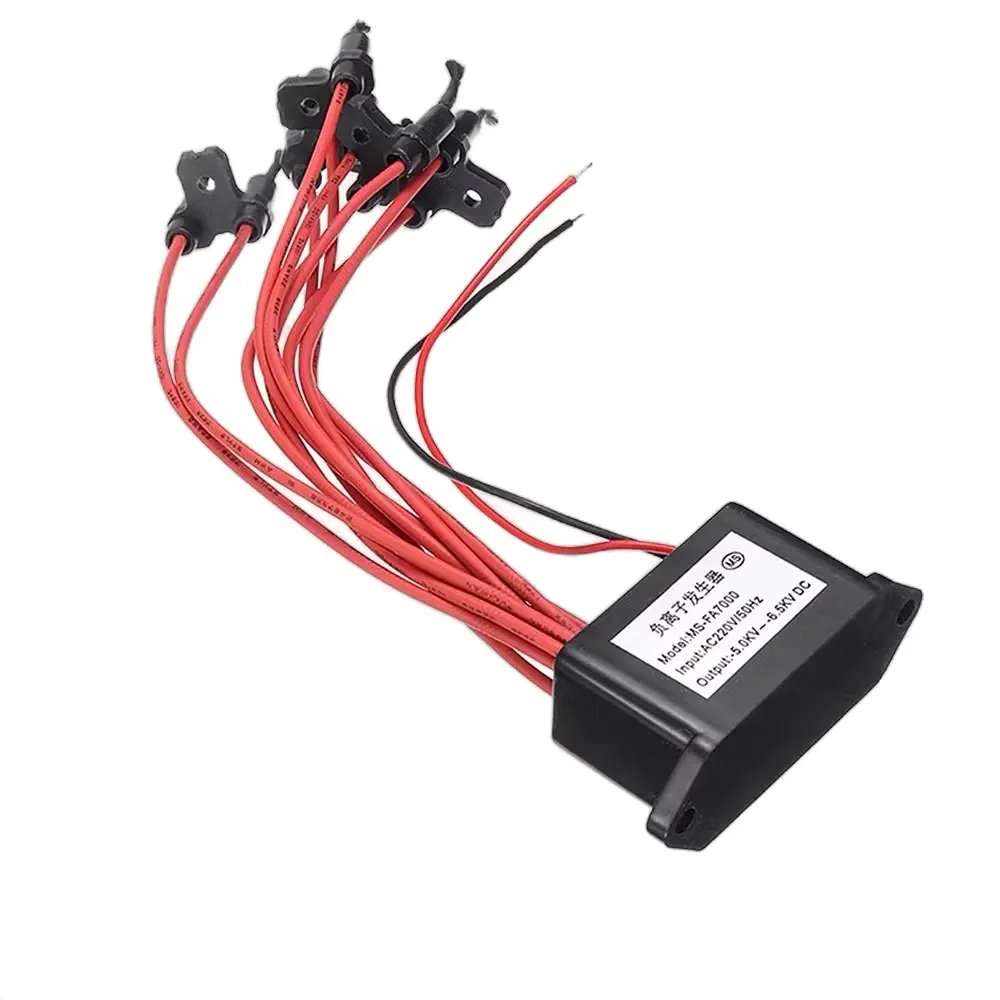 ￼Bộ tạo ion âm hút khử mùi lọc không khí 12V -220V MS-FA7000 ( 10 đầu tạo hơn 70 triệu ion/cm3 K/Khí )
