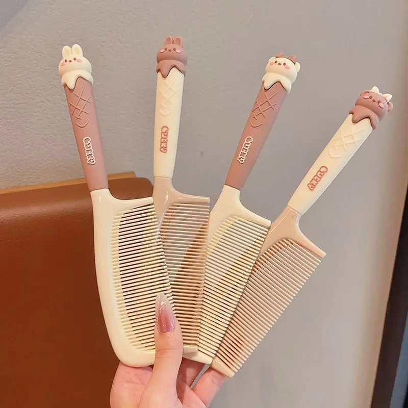 [Smooth Hair]Cute and durable comb for kids Cartoon Girl Ladies Comb 2025 New Long Hair Anti-static Durable Portable Comb Easy to create smooth hair   love chrome brush  smushy hair brushes