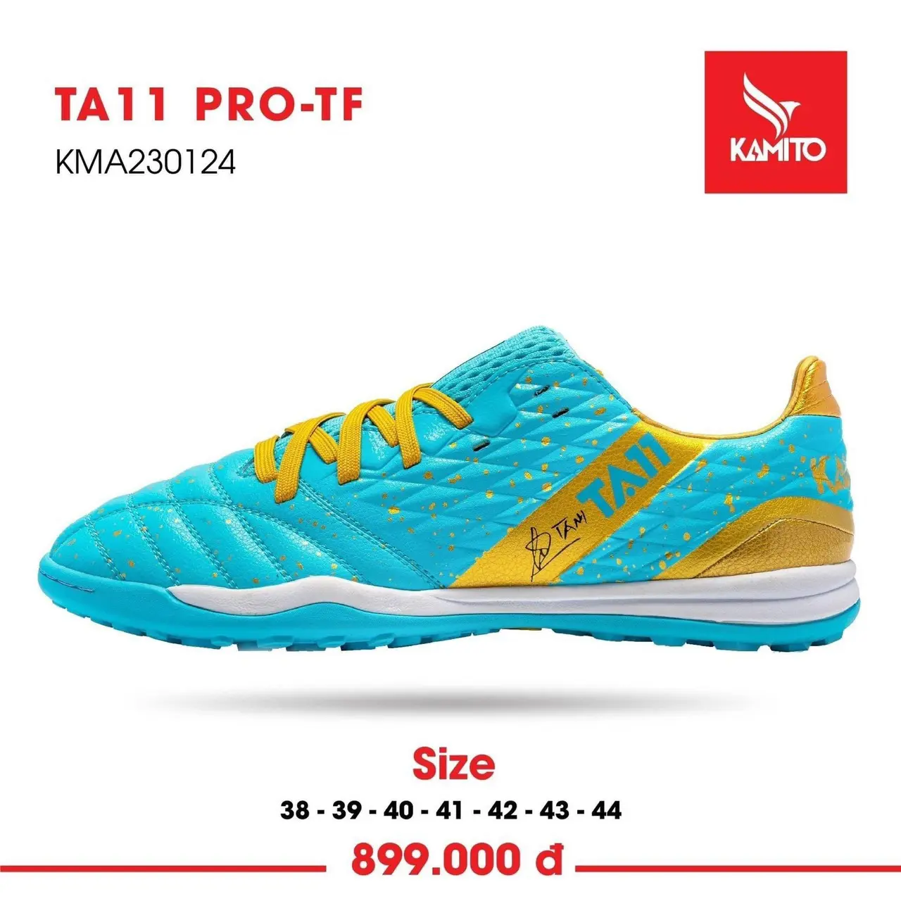 Giày bóng đá Kamito TA11 PRO-TF, TA11 thường Sale cực sốc [Tặng kèm túi rút + Tất dệt kim] Sneaker Sport Đá Banh Tập Thể Dục