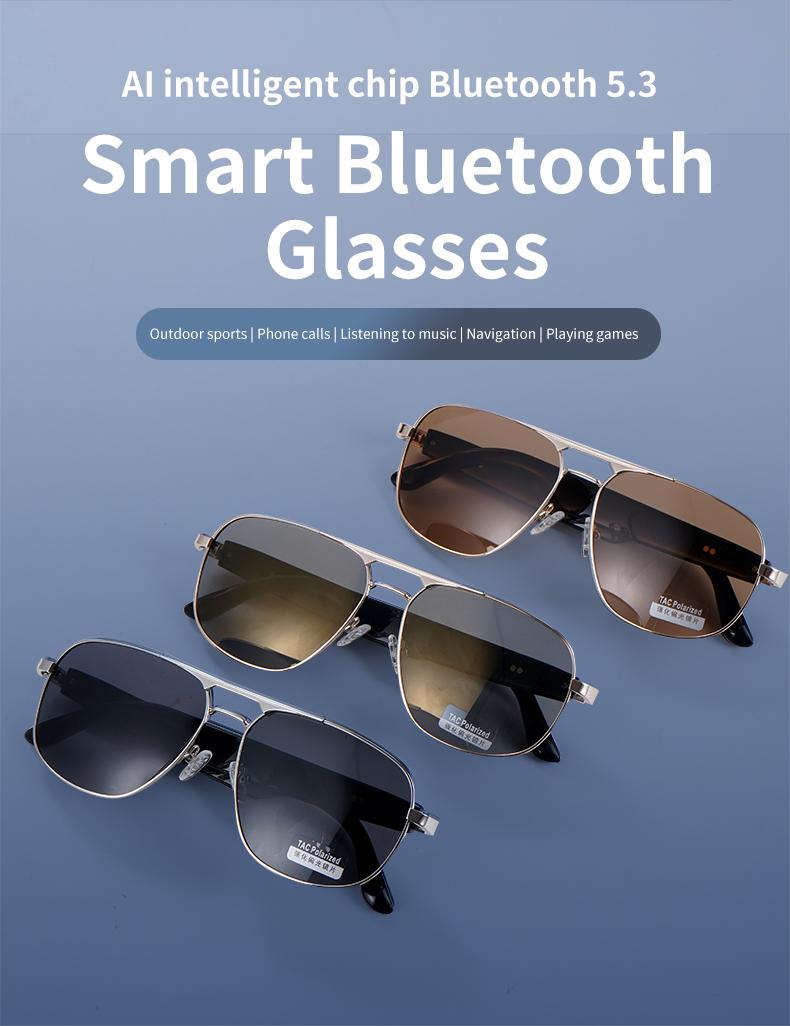 Product Introduction of G01 Smart Glasses Music Playback Bluetooth Call Remote Control Photo Life Waterproof Sunglasses Anti-blue Light Mirror Hot Sales 0