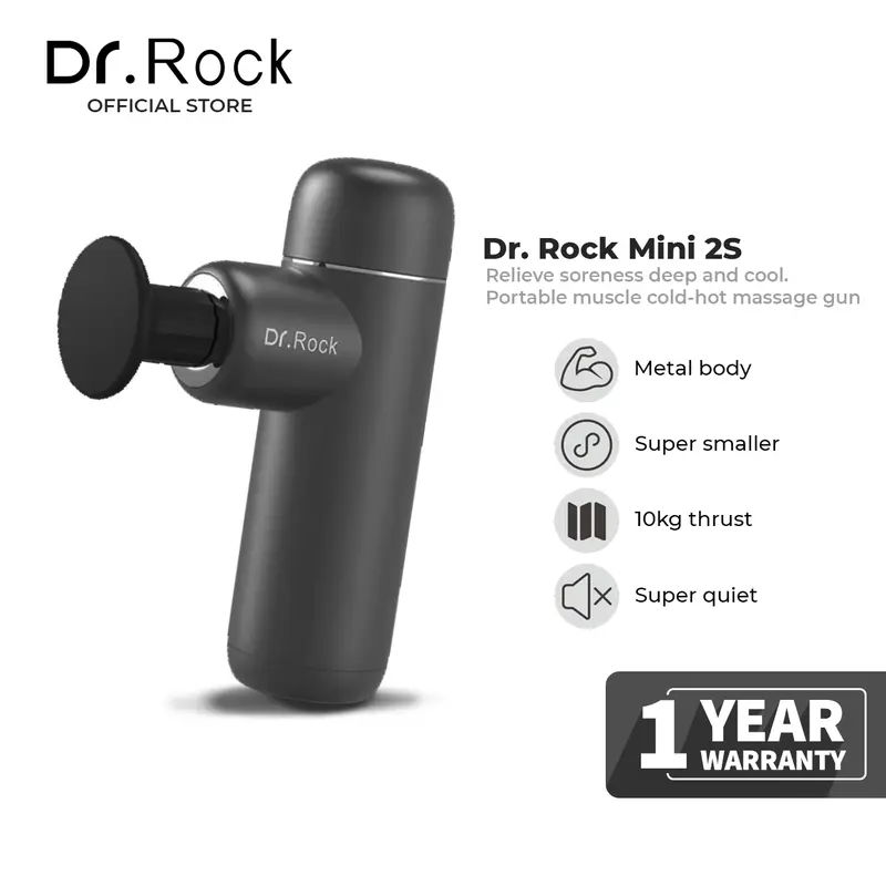 [COD] Dr. Rock Mini 2s Portable Massage Gun / Alat Pijat Elektrik 1