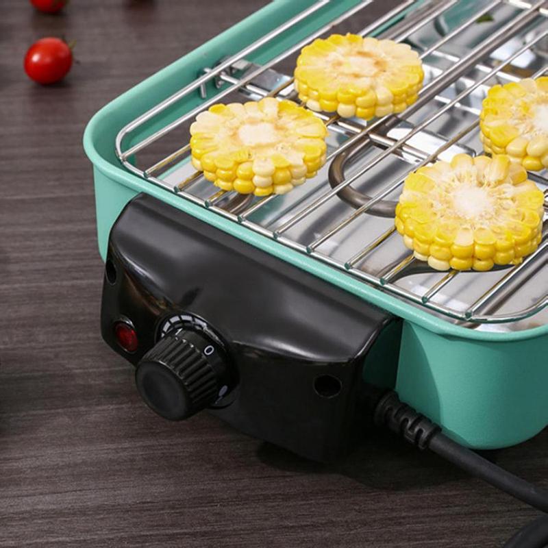 Product Introduction of Electric Indoor Grill Countertop Grill,Korean BBQ Grill, Adjustable Temperature for 1