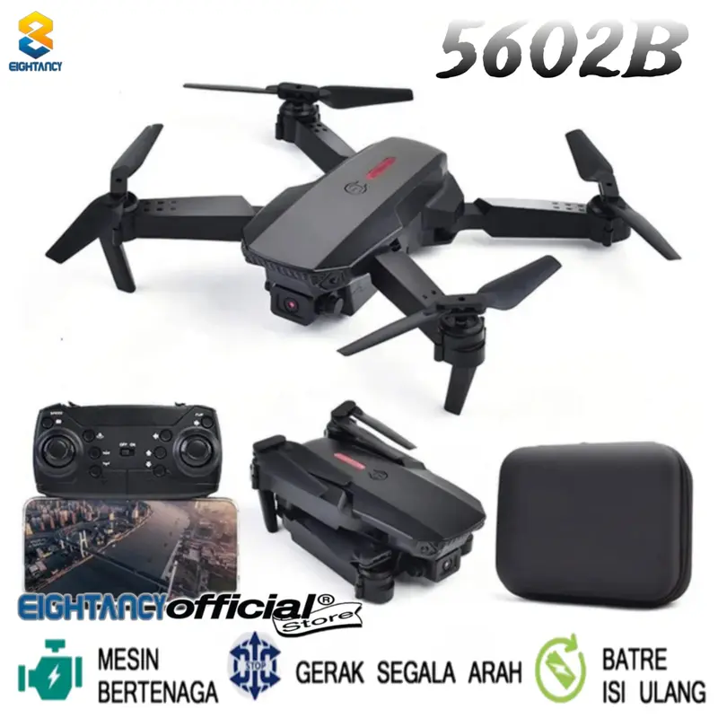8T RC DRONE 5602B Pro 4K Dual Camera HD Drone Mini Kamera Drone