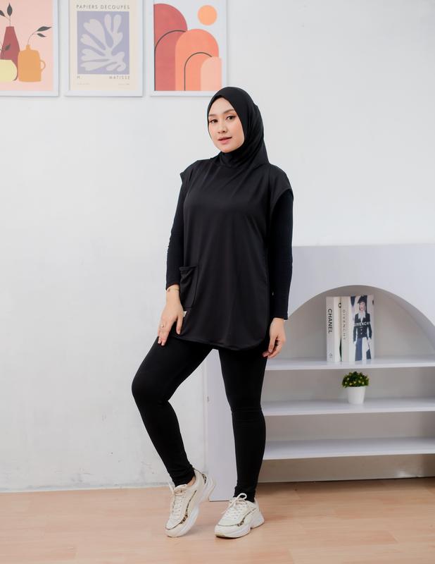 Adhisti - Rompi Hijab Olahraga Wanita Instan - Vest Hijab Sporty Olahraga Wanita 3