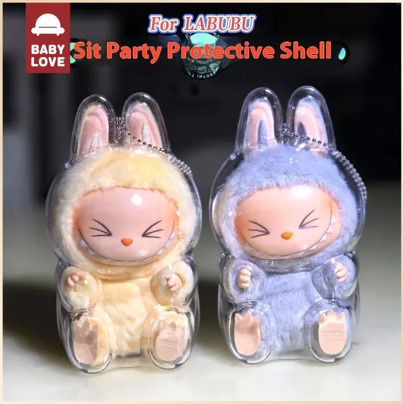 Sarung Labubu Raksasa, Ketibaan Baru, Penutup Pelindung Lutsinar, Penutup Habuk, Aksesori Hiasan Anak Patung, Kotak Penyimpanan Anak Patung Vinil, Sesuai untuk Hadiah Percutian sylvanian families  pouch sylvanian families  pouch sylvanian families  pouch