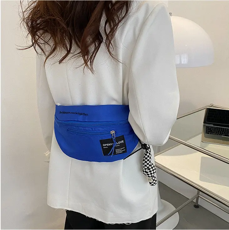 Túi đeo chéo canvas unisex xịn chống nước thời trang, túi bao tử đeo ngực để điện thoại ví tiền đi chơi du lịch đẹp rẻ Bag Nam 7