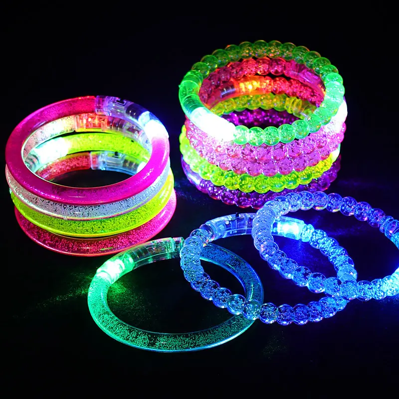 vòng tay phát sáng Vòng tay đèn LED dạ quang đồ chơi ánh sáng 4