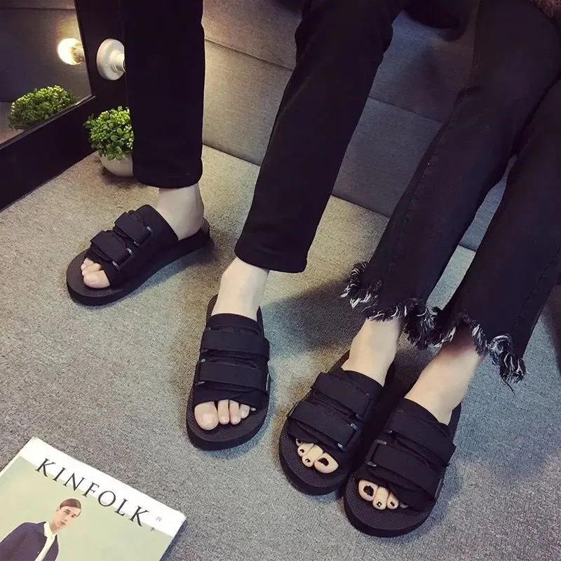 Summer Vietnamese Sandals Male and Female Non-Slip Slipper Couple Student Beach Slippers Footwear Boy Walking Shoes Flipflop Slide Shoes Comfort