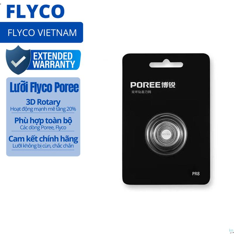 [Voucher 20%] Lưỡi dao máy cạo râu tự mài dùng chung Flyco Poree PS156 PS163 PS183 FS197 FS198 FS888 FS339 FS365 FS808 FS316 FS317 FS376 FS879 FS165 FS360 FS361 FS305 FS309 FS310 FS337 FS362 FS367 FS366 FS363 FS370 FS371 FS372 FS379