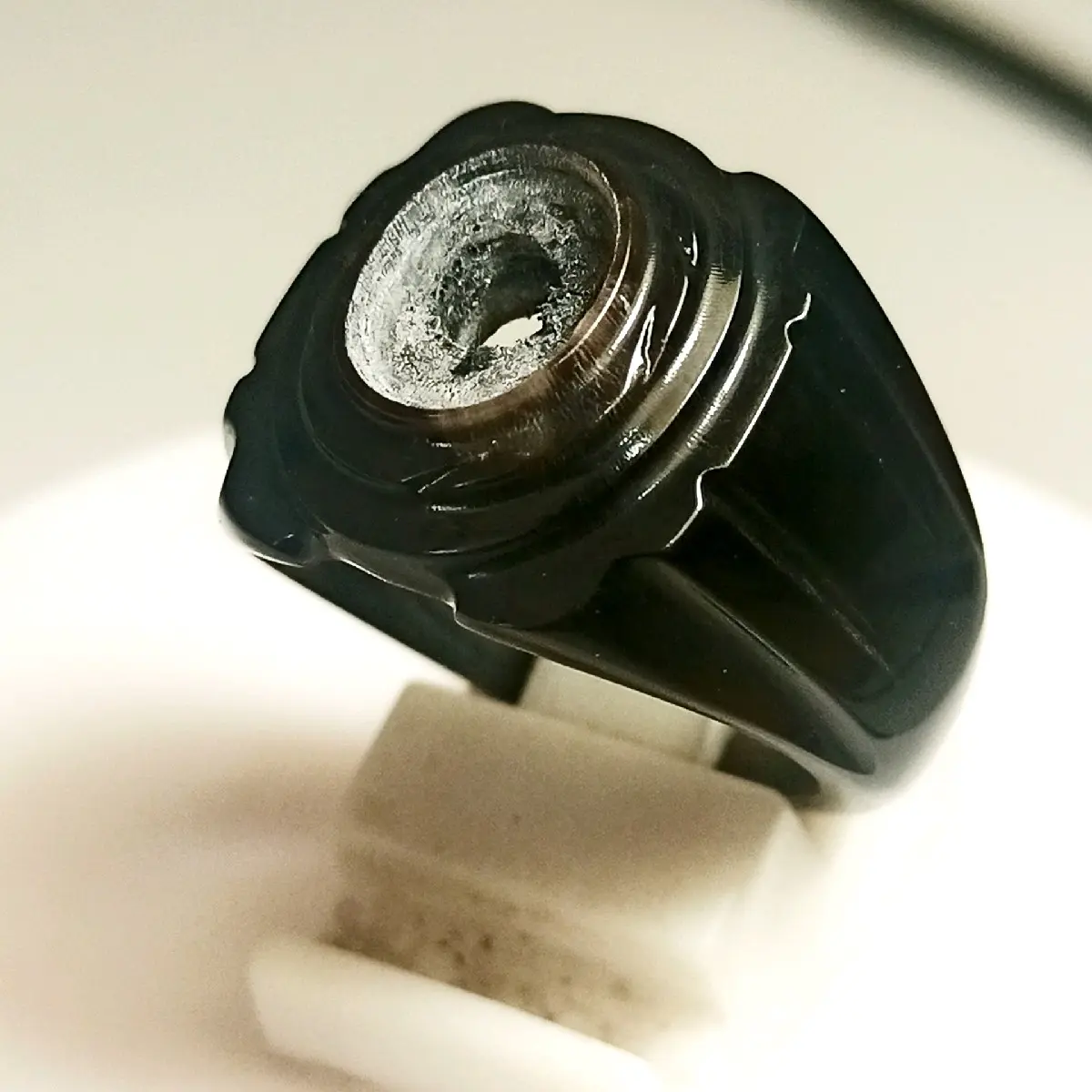 Cincin Ring Tanduk Kerbau tanpa batu