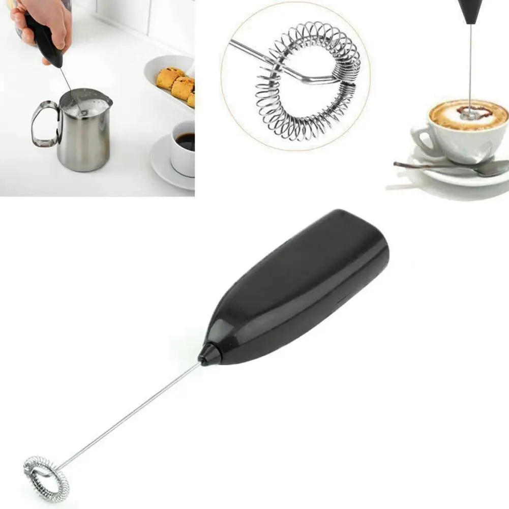 Mini Electric Blender Coffee Milk Foaming Mixer Hand Blender Egg Beater P1B3