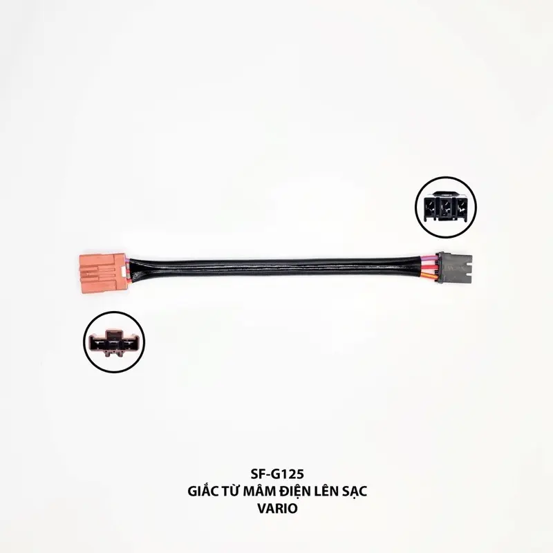 Giắc sạc 3 pha ( giắc từ mâm lửa lên sạc) Vario, SH V 2017