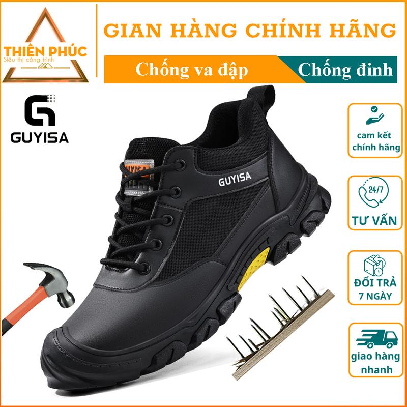  Giày bảo hộ lao động kiểu dáng thể thao chống va đập chống đâm thủng chống trơn trượt chống mài mòn Nam  Cao Su 