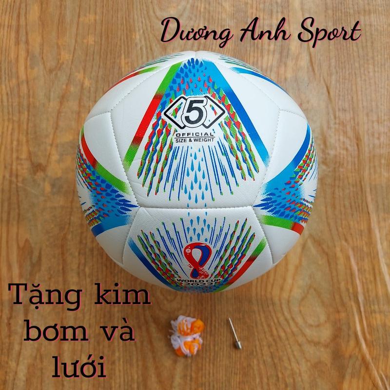 Bóng Đá Da May PUV WC 2022 Trẻ em (Tặng Kim Bơm Và Lưới) Nam Tròn 3