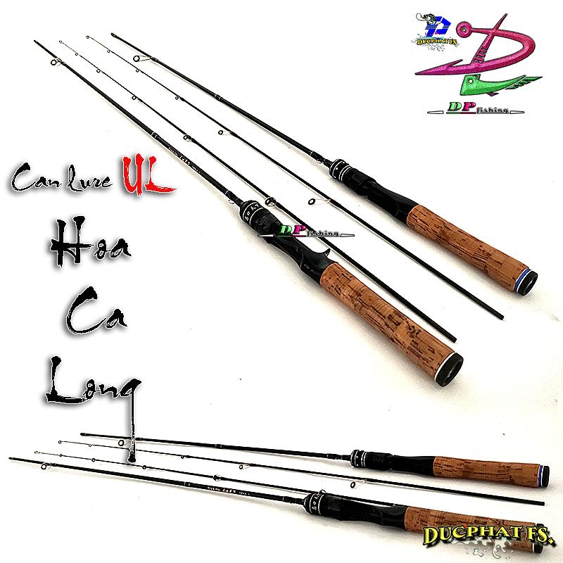 Cần Câu UL Giá Rẻ (HOACALONG), Cần UL Cán Gỗ câu Lure , câu suối, cháp