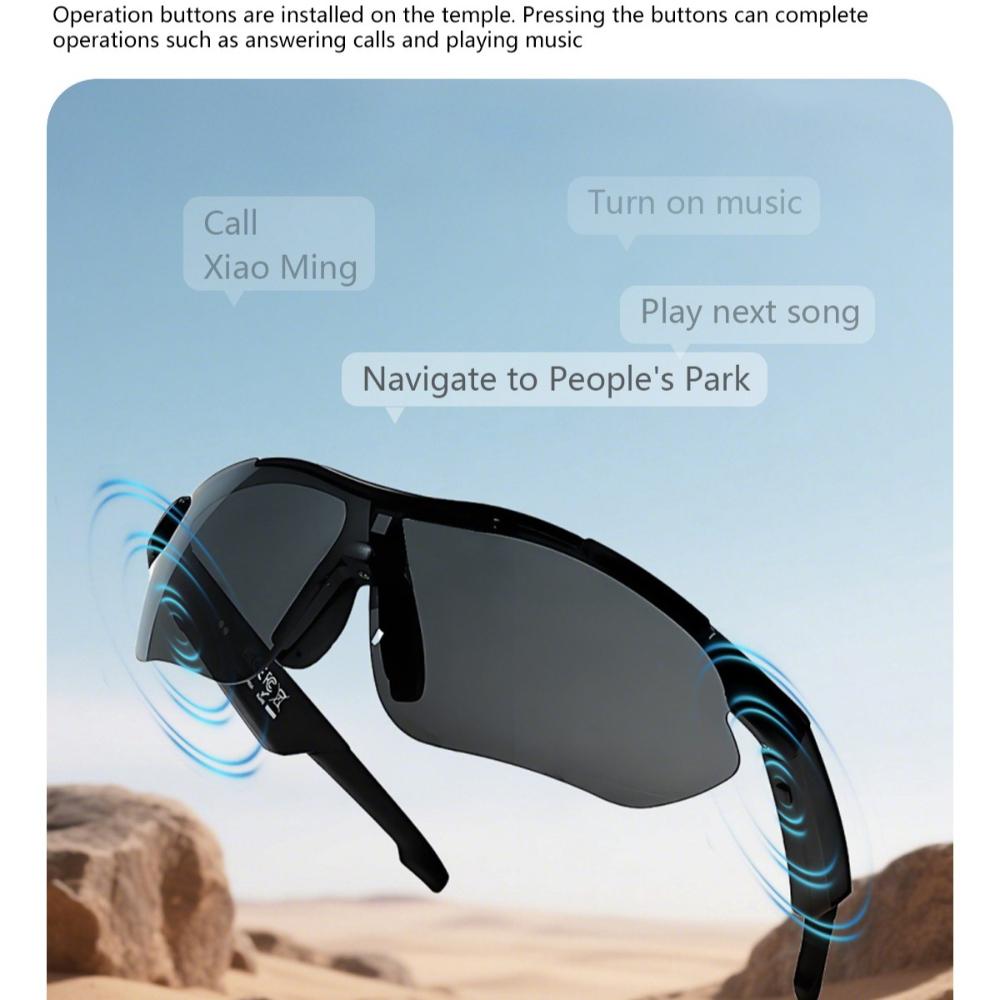 QY-Pro3 UpgradeSmart Glasses With Camera Video Recording AI Photo Recognition Bluetooth Call Translation Voice Assistant Glasses