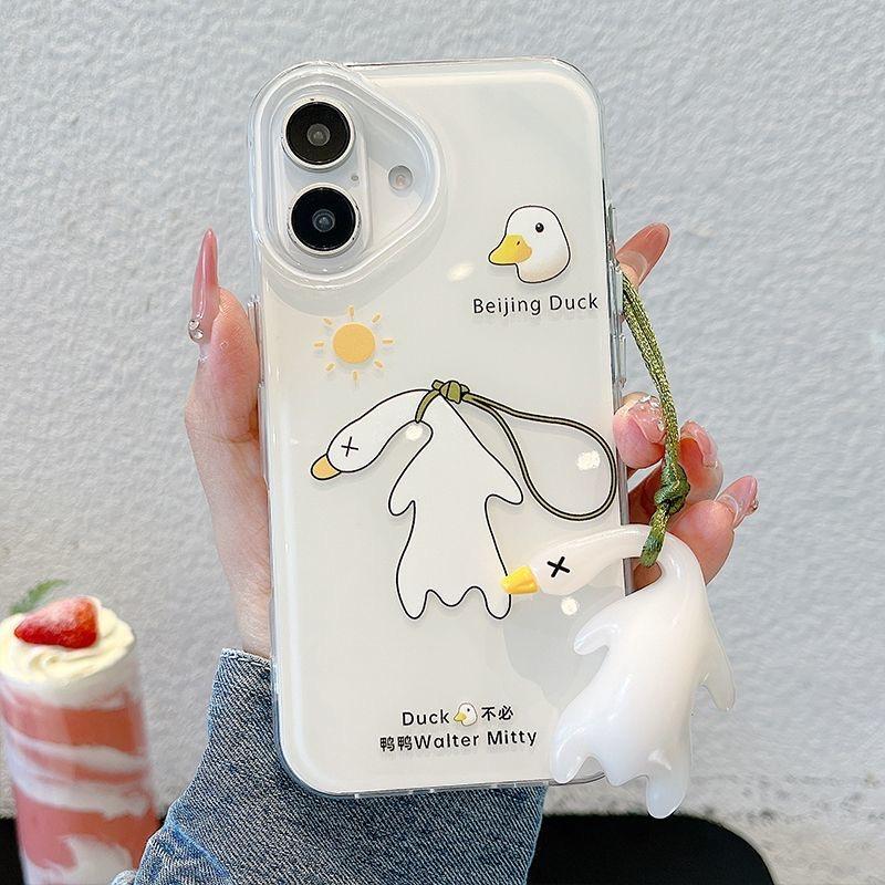 เคสโทรศัพท์เป็ดตลก, สำหรับ Samsung Galaxy A56 A35 A26 A16 A06 A05 A05S A55 A35 A25 A54 A34 A24 A03 C