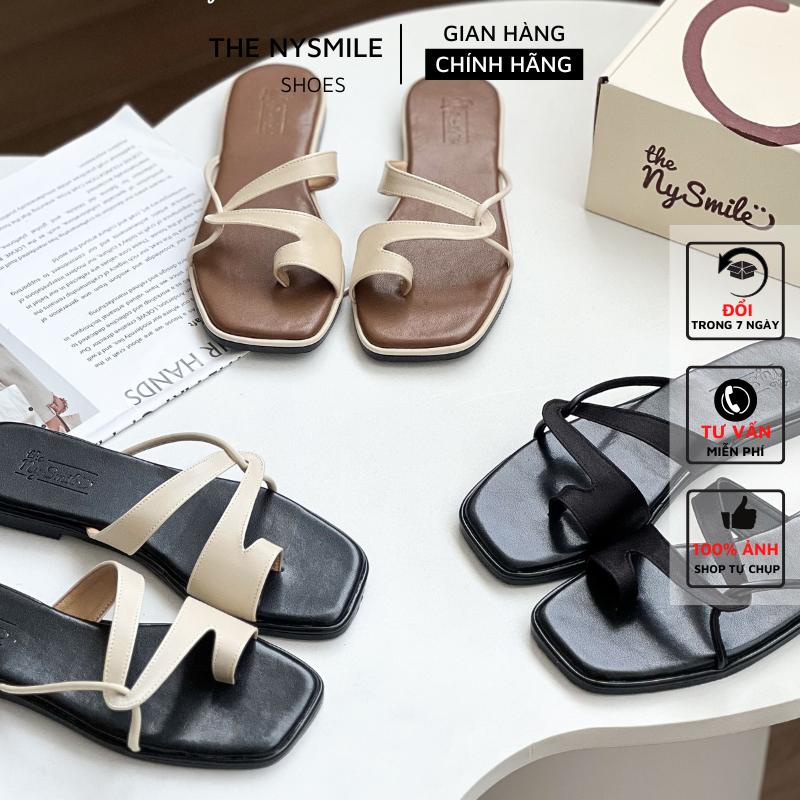 Dép nữ xỏ ngón quai mảnh  - THENYSMILE - INDA DéP GiàY Shoes Sandal