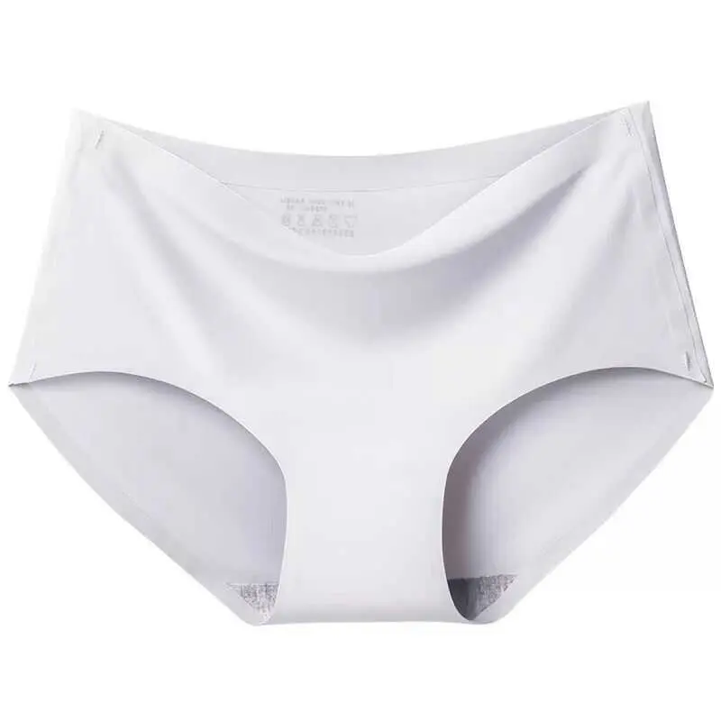 New 2024 Women's Sexy Triangle panties Women's ice silk panties seamless underpants one piece underpants breathable mid waist sexy women's underpants triangular underwear head Womenswear Light Lady Comfort Innerwear Basic Minimalist