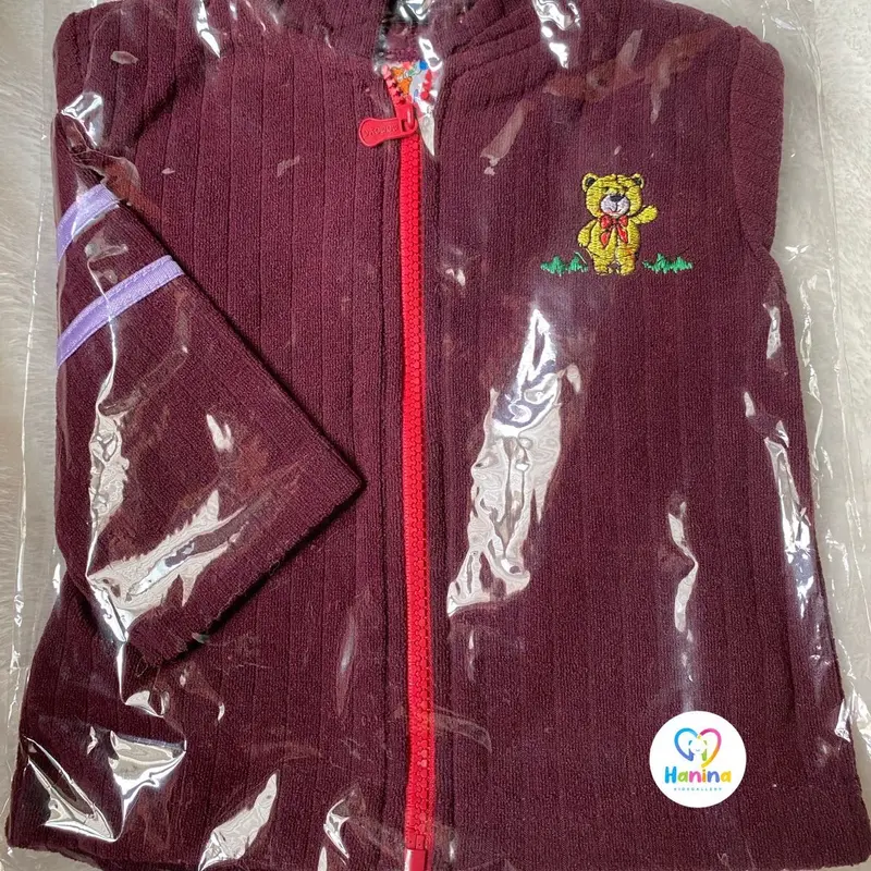 Jaket Bayi & Anak Motif dengan topi 0